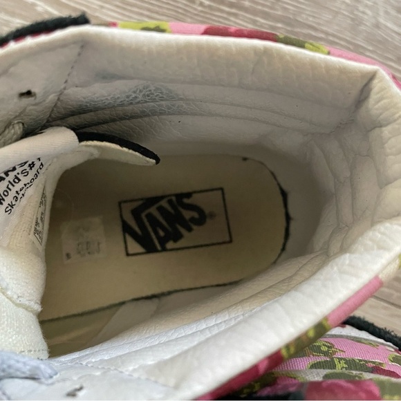 Vans Sk8-Hi Romantic Floral High Top Skate Sneaker Genuine Suede Womens Size 8 - Picture 8 of 11